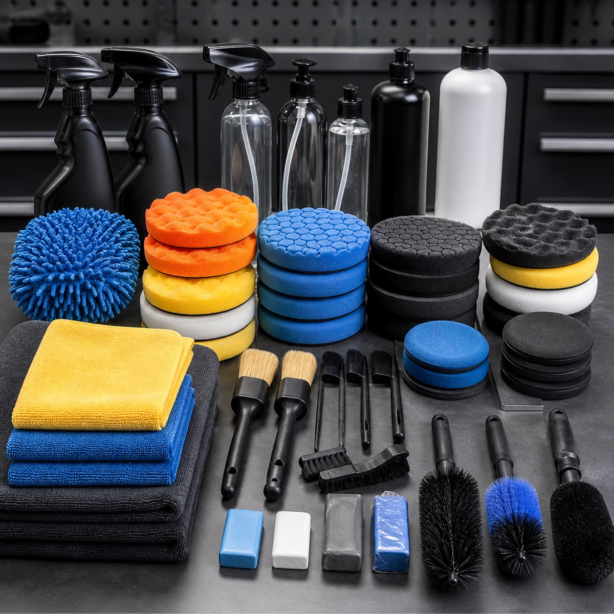 Microfibre Workshop Cloth Pack - 50pc for UK garage and bodyshop trade buyers