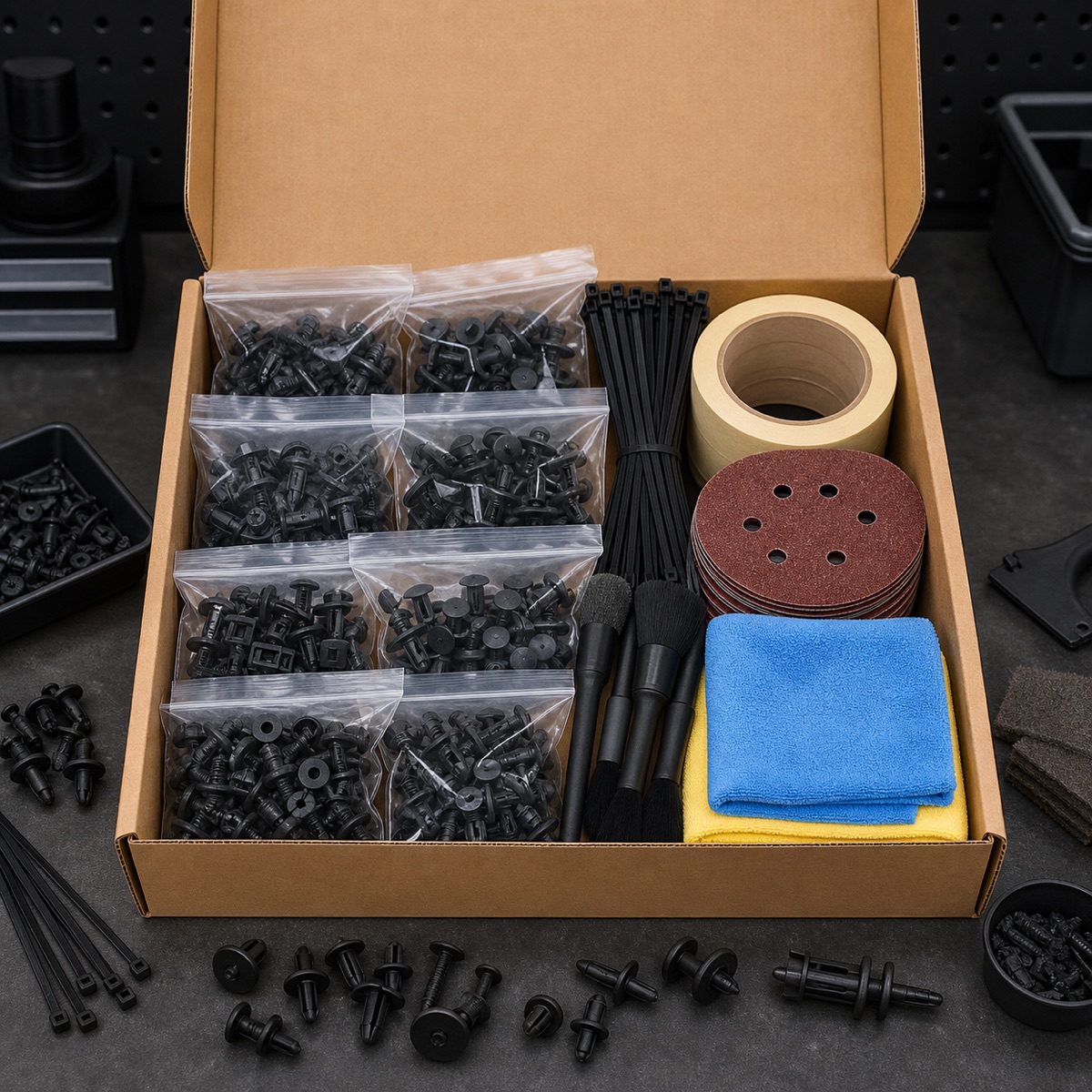 Monthly Bumper Clip Refill Pack for UK garage and bodyshop trade buyers